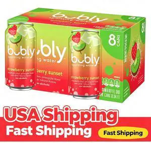 8 Pack Sparkling Water Strawberry Sunset Flavor 12 fl oz Can Natural FruitFlavored Seltzer Water Recyclable Aluminum Cans Beverage 8 Pack Sparkling Water Strawberry Sunset Flavor 12 fl oz Can Natural FruitFlavored Seltzer Water Recyclable Aluminum Cans Beverage