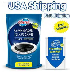 4 Pack Garbage Disposer Cleaner Lemon Scent Foaming Odor Eliminator Kitchen Sink Drain Cleaner Remove Buildup Protect Disposal Blades 4 Pack Garbage Disposer Cleaner Lemon Scent Foaming Odor Eliminator Kitchen Sink Drain Cleaner Remove Buildup Protect Disposal Blades