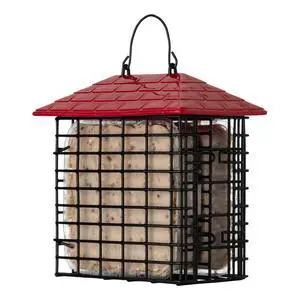 More Birds Double Suet Feeder with Weather Guard, Wild Bird, Assorted Colors More Birds Double Suet Feeder with Weather Guard, Wild Bird, Assorted Colors