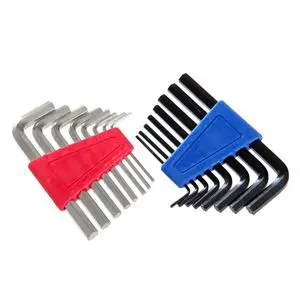 Hyper Tough 16Piece Hex Key Set, 8 SAE & 8 Metric Sizes, ColorCoded HeatTreated Steel Allen Wrench Kit with Storage Holder Hyper Tough 16Piece Hex Key Set, 8 SAE & 8 Metric Sizes, ColorCoded HeatTreated Steel Allen Wrench Kit with Storage Holder