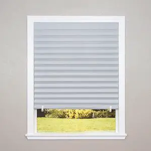 Redi Shade NoTools Original RoomDarkening Pleated Paper Window Shade, CordFree Gray, 36 in × 72 in, TrimtoFit Temporary Window Covering Redi Shade NoTools Original RoomDarkening Pleated Paper Window Shade, CordFree Gray, 36 in × 72 in, TrimtoFit Temporary Window Covering