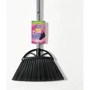 13in Black XL Angle Broom Non-Shed Bristles Long Handle Wide Sweep Household Floor Cleaning Broom 13in Black XL Angle Broom Non-Shed Bristles Long Handle Wide Sweep Household Floor Cleaning Broom
