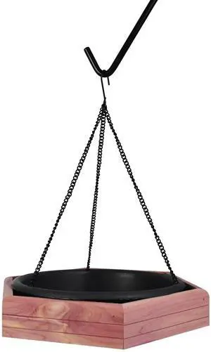 Pennington Red Cedar 2 in 1 Wild Bird Bath and Wild Bird Feeder, 4 lb. Capacity Pennington Red Cedar 2 in 1 Wild Bird Bath and Wild Bird Feeder, 4 lb. Capacity
