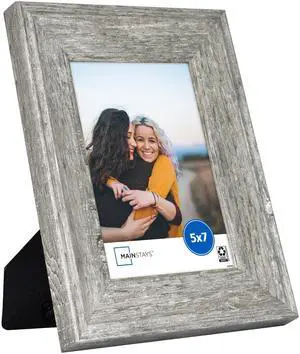 Mainstays 5x7 Picture Frame Rustic Gray Tabletop Photo Frame Mainstays 5x7 Picture Frame Rustic Gray Tabletop Photo Frame