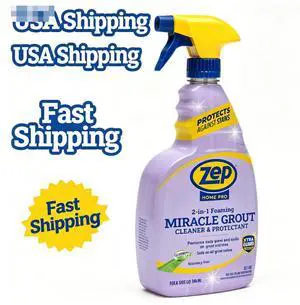 Zep Home Pro Miracle Foaming Grout Cleaner and Protectant, Morning Dew Scent, 2in1 Tile Grout Cleaner with XtraGuard Technology, Safe for All Grout Colors, 32 fl oz Zep Home Pro Miracle Foaming Grout Cleaner and Protectant, Morning Dew Scent, 2in1 Tile Grout Cleaner with XtraGuard Technology, Safe for All Grout Colors, 32 fl oz