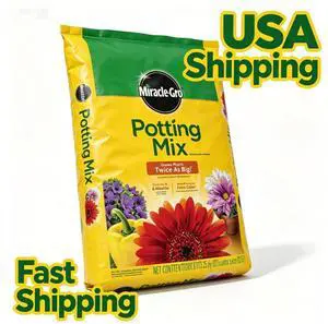 MiracleGro Potting Mix Soil, Indoor & Outdoor Container Soil for Potted Flowers, Vegetables and Shrubs, Feeds Plants Up to 6 Months, 25 Quart MiracleGro Potting Mix Soil, Indoor & Outdoor Container Soil for Potted Flowers, Vegetables and Shrubs, Feeds Plants Up to 6 Months, 25 Quart