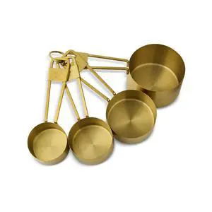Thyme & Table Gold Stainless Steel Nesting Measuring Cup Set, 4-Piece Thyme & Table Gold Stainless Steel Nesting Measuring Cup Set, 4-Piece