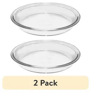 Anchor Hocking 9" Glass Pie Pan (2 Pack) Anchor Hocking 9" Glass Pie Pan (2 Pack)