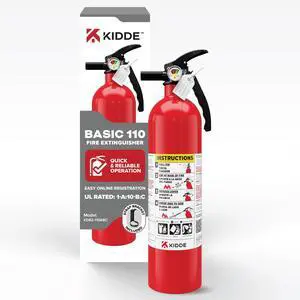 Kidde Basic Fire Extinguisher 1A10BC for Home Residential Kidde Basic Fire Extinguisher 1A10BC for Home Residential