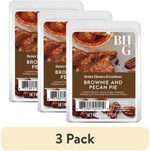 Better Homes & Gardens (3 Pack) Brownie Pecan Pie Scented Wax Melts, 2.5 oz (1-Pack) Better Homes & Gardens (3 Pack) Brownie Pecan Pie Scented Wax Melts, 2.5 oz (1-Pack)