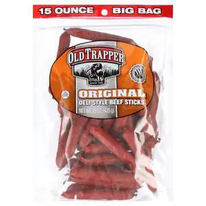 Old Trapper Original Beef Stick 15 oz Resealable Bag Old Trapper Original Beef Stick 15 oz Resealable Bag