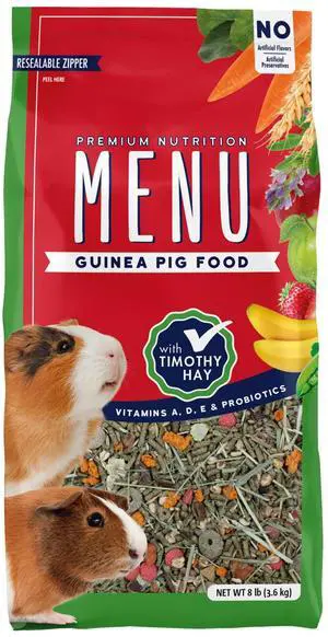 Vitakraft Menu Premium Guinea Pig Food, 8 lbs. Vitakraft Menu Premium Guinea Pig Food, 8 lbs.