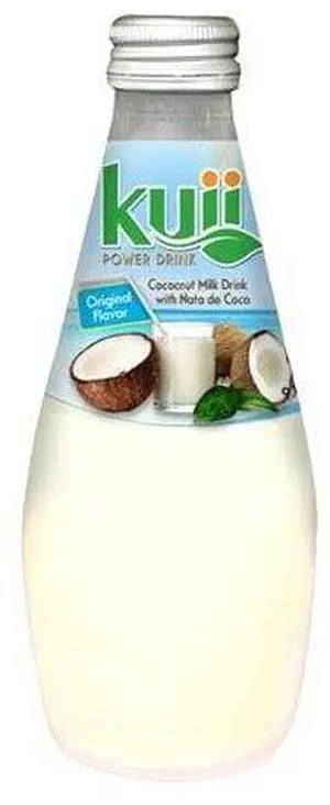 Kuii Drinks Coconut Milk with Nata de Coco Original, 12 Pack, 290 mL Glass Bottles Kuii Drinks Coconut Milk with Nata de Coco Original, 12 Pack, 290 mL Glass Bottles