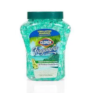 Clorox Fraganzia Island Orchid Crystal Beads Air Freshener, 12 fl oz Long-Lasting Odor Eliminator Clorox Fraganzia Island Orchid Crystal Beads Air Freshener, 12 fl oz Long-Lasting Odor Eliminator