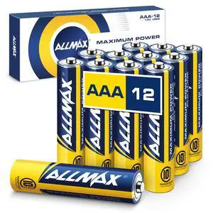 Allmax AAA 1.5V Maximum Power Alkaline Batteries (12 Count) Allmax AAA 1.5V Maximum Power Alkaline Batteries (12 Count)