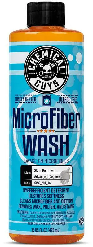 Chemical Guys Microfiber Wash & Towel Detergent Deep Cleans 16 oz Chemical Guys Microfiber Wash & Towel Detergent Deep Cleans 16 oz