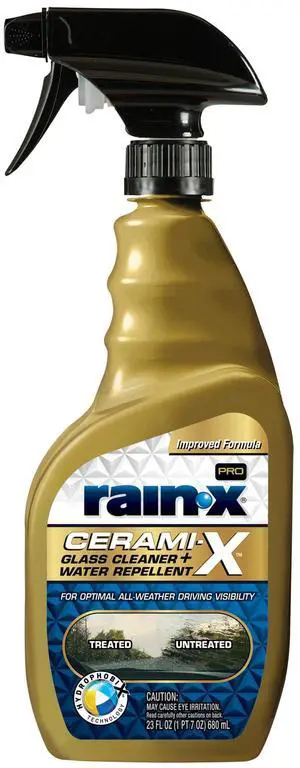 Rain-X 630177SRP Cerami-X Glass Cleaner + Water Repellent, 23oz Rain-X 630177SRP Cerami-X Glass Cleaner + Water Repellent, 23oz