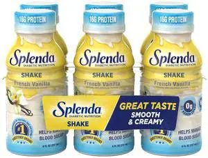 Splenda Diabetes Care Shakes French Vanilla 8 Fluid Ounces Splenda Diabetes Care Shakes French Vanilla 8 Fluid Ounces