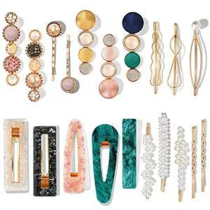 Mehayi 20PCS Macaron Pearl Acrylic Resin Hair Clips Set, Bobby Pins, Hair Barrettes, Boho Fancy Hair Accessories for Women Girls Wedding Decorative Mehayi 20PCS Macaron Pearl Acrylic Resin Hair Clips Set, Bobby Pins, Hair Barrettes, Boho Fancy Hair Accessories for Women Girls Wedding Decorative