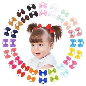Choicbaby 40PCS 2" Tiny Elastic Ponytail Rubber Hair Ties for Baby Girls, Toddlers, Newborns, Infants - Boutique Hair Bands Choicbaby 40PCS 2" Tiny Elastic Ponytail Rubber Hair Ties for Baby Girls, Toddlers, Newborns, Infants - Boutique Hair Bands