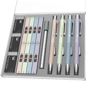 Mr. Pen Pastel Mechanical Pencil Set with Lead Refills and Erasers, 4 Pack Mr. Pen Pastel Mechanical Pencil Set with Lead Refills and Erasers, 4 Pack