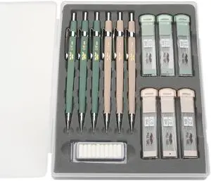Mr. Pen Mechanical Pencil Set with Lead and Eraser Refills, 6 Pack Mr. Pen Mechanical Pencil Set with Lead and Eraser Refills, 6 Pack