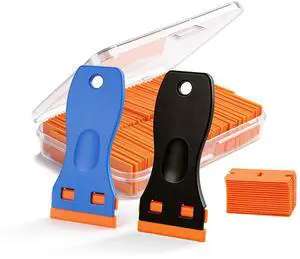 Razor Blade Scraper Tool with Blades for Window Glass Razor Blade Scraper Tool with Blades for Window Glass