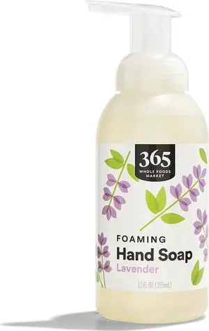 365 by Whole Foods Market Foaming Hand Soap, Lavender, 12 Fl Oz 365 by Whole Foods Market Foaming Hand Soap, Lavender, 12 Fl Oz