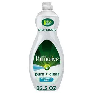 Palmolive Ultra Pure + Clear Fragrance Free Liquid Dish Soap, 32.5 Fl Oz Palmolive Ultra Pure + Clear Fragrance Free Liquid Dish Soap, 32.5 Fl Oz