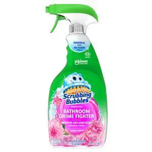 Scrubbing Bubble Bathroom Grime Fighter, Floral Fusion Scent, 32oz Spray Bottle Scrubbing Bubble Bathroom Grime Fighter, Floral Fusion Scent, 32oz Spray Bottle