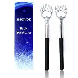 2 Pcs Metal Bear Claws Back Scratchers, Extendable 2 Pcs Metal Bear Claws Back Scratchers, Extendable
