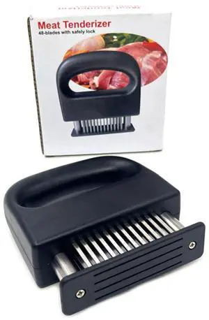 Meat Tenderizer with 48 Stainless Steel Blades for Kitchen Meat Tenderizer with 48 Stainless Steel Blades for Kitchen