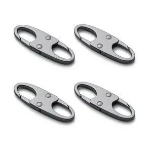 Zelin Anti Theft Zipper Clips, Carabiner, Travel Essentials, 4Pcs Grey Zelin Anti Theft Zipper Clips, Carabiner, Travel Essentials, 4Pcs Grey