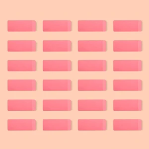 Amazon Basics Rectangular Erasers, Pink, Art Eraser for Drawing, 24 Count Amazon Basics Rectangular Erasers, Pink, Art Eraser for Drawing, 24 Count