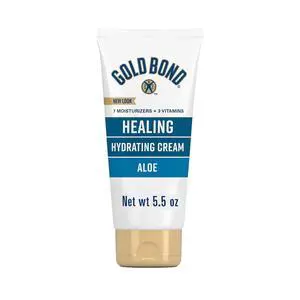 Gold Bond Healing Hydrating Lotion with Aloe for Dry Skin, Moisturizes, Heals & Smooths, Delivers Immediate 24-Hour Hydration, Convenient Size, 5.5 oz Gold Bond Healing Hydrating Lotion with Aloe for Dry Skin, Moisturizes, Heals & Smooths, Delivers Immediate 24-Hour Hydration, Convenient Size, 5.5 oz