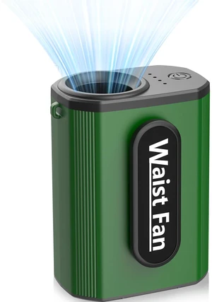 Multper 4 Speed 18000RPM Portable Waist Fan, 20H Runtime, Strong Airflow Multper 4 Speed 18000RPM Portable Waist Fan, 20H Runtime, Strong Airflow