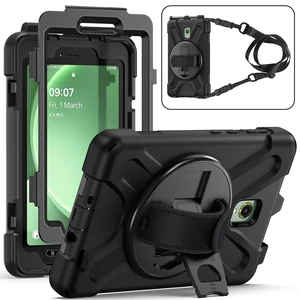 Samsung Galaxy Tab Active5/Active 3 8.0 Case, with 360 Stand, Handle Hand Strap & Shoulder Strap for Galaxy Tab Active5 8" 2024 X300/X307, Active3 8" 2020 T570/T575/T577 (Black) Samsung Galaxy Tab Active5/Active 3 8.0 Case, with 360 Stand, Handle Hand Strap & Shoulder Strap for Galaxy Tab Active5 8" 2024 X300/X307, Active3 8" 2020 T570/T575/T577 (Black)