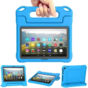 Fire HD 8/8 Plus Tablet Case for Kids 12th/10th Gen, 2024/2022/2020 Blue | Lightweight Shockproof Cover with Handle Stand for Fire HD 8/Plus/Kids/Pro Tablet Fire HD 8/8 Plus Tablet Case for Kids 12th/10th Gen, 2024/2022/2020 Blue | Lightweight Shockproof Cover with Handle Stand for Fire HD 8/Plus/Kids/Pro Tablet