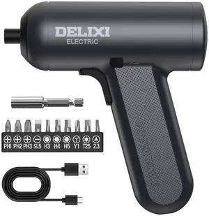 Cordless Electric Screwdriver 4V Mini Cordless Drill Set with 1500mAh Battery, 5N.m Electric Torque, Rechargeable Electric Screwdriver with 10 Bits & 2.36" Extension Bar Cordless Electric Screwdriver 4V Mini Cordless Drill Set with 1500mAh Battery, 5N.m Electric Torque, Rechargeable Electric Screwdriver with 10 Bits & 2.36" Extension Bar