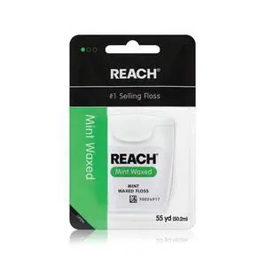 Waxed Dental Floss, Mint, Plaque Remover for Teeth, Shred Resistant, Floss Slides Smoothly, Easy to Use, Waxed, Deep Cleaning Teeth, Oral Care, PFAS Free, for Adults & Kids, 1 Pack, 55 yd Waxed Dental Floss, Mint, Plaque Remover for Teeth, Shred Resistant, Floss Slides Smoothly, Easy to Use, Waxed, Deep Cleaning Teeth, Oral Care, PFAS Free, for Adults & Kids, 1 Pack, 55 yd