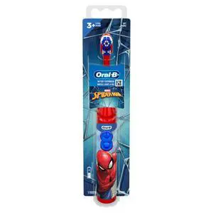 Kid's Battery Toothbrush Featuring Marvel's Spiderman, Soft Bristles, for Kids 3+ Kid's Battery Toothbrush Featuring Marvel's Spiderman, Soft Bristles, for Kids 3+
