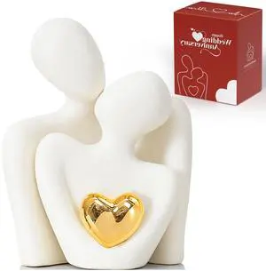 Mini Couple Statue Tv Stand Decor Items for Living Room, Abstract Sculpture Knick Knacks Home Decor Couples Love Office Show Pieces- For Bedroom Romantic Gifts for Valentine Anniversary Birthday Mini Couple Statue Tv Stand Decor Items for Living Room, Abstract Sculpture Knick Knacks Home Decor Couples Love Office Show Pieces- For Bedroom Romantic Gifts for Valentine Anniversary Birthday