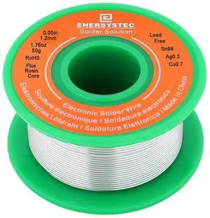 Lead Free Electronics Soldering Wire 1.2mm 50g, Rosin Flux Core Electrical Solder Wire Sn99 Ag0.3 Cu0.7 Electric Soldering Alloy Solder No Clean 0.05 Electronic Soldering Lead Free Electronics Soldering Wire 1.2mm 50g, Rosin Flux Core Electrical Solder Wire Sn99 Ag0.3 Cu0.7 Electric Soldering Alloy Solder No Clean 0.05 Electronic Soldering
