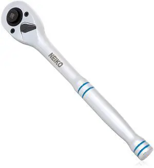 03117A 1/2 Inch Ratchet Wrench, 100-Tooth Reversible Ratchet, 3.6 Degree, Quick Release 1/2 Drive Ratchet, 10" Long Handle Ratchet, Oval Head Socket Wrench, CR-V Steel Half Inch Rachet Wrench 03117A 1/2 Inch Ratchet Wrench, 100-Tooth Reversible Ratchet, 3.6 Degree, Quick Release 1/2 Drive Ratchet, 10" Long Handle Ratchet, Oval Head Socket Wrench, CR-V Steel Half Inch Rachet Wrench