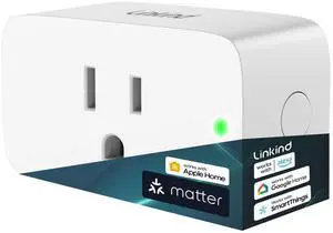Matter Smart Plug, Work with Apple Home, Siri, Alexa, Google Home, SmartThings, Smart Outlet 15A/1800W Max, Smart Home Automation, APP Remote Control,Timer&Schedule, 2.4G Wi-Fi Only, 1 Pack Matter Smart Plug, Work with Apple Home, Siri, Alexa, Google Home, SmartThings, Smart Outlet 15A/1800W Max, Smart Home Automation, APP Remote Control,Timer&Schedule, 2.4G Wi-Fi Only, 1 Pack