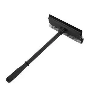 15.9" Window Squeegee for Car,2 in 1 Window Cleaner with Long Stainless Steel Handle,Sponge Car Squeegee for Gas Station, Glass,Shower,Outdoor High Window Cleaning (15.9") 15.9" Window Squeegee for Car,2 in 1 Window Cleaner with Long Stainless Steel Handle,Sponge Car Squeegee for Gas Station, Glass,Shower,Outdoor High Window Cleaning (15.9")