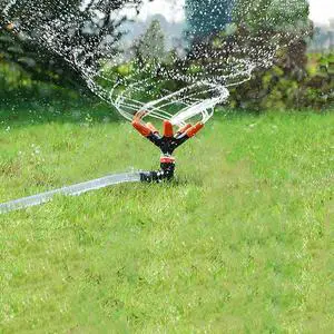 360° Rotating Sprinkler Lawn Sprinkler with Adjustable 45° Angle, Watering System for Home Lawns and Gardens, Made of ABS Material2pcs 360° Rotating Sprinkler Lawn Sprinkler with Adjustable 45° Angle, Watering System for Home Lawns and Gardens, Made of ABS Material2pcs