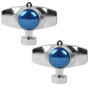 360 Degree Metal Spot Sprinkler, 2 Pack Circle Pattern Sprinkler with Gentle Water Flow for Small Area Yard Lawn Garden Watering, Coverage Up to 30FT (Blue) 360 Degree Metal Spot Sprinkler, 2 Pack Circle Pattern Sprinkler with Gentle Water Flow for Small Area Yard Lawn Garden Watering, Coverage Up to 30FT (Blue)