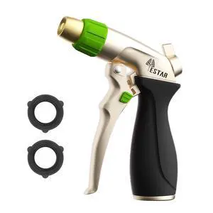 Garden Hose Metal Nozzle Spray With 4 Adjustable High Pressure Patterns Hose Nozzle and Water Pistol Nozzle for Watering Plants Garden Hose Metal Nozzle Spray With 4 Adjustable High Pressure Patterns Hose Nozzle and Water Pistol Nozzle for Watering Plants