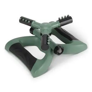 Whirling Rotating Lawn Sprinkler with Adjustable Arms, 1500 sq ft Coverage, Black Whirling Rotating Lawn Sprinkler with Adjustable Arms, 1500 sq ft Coverage, Black